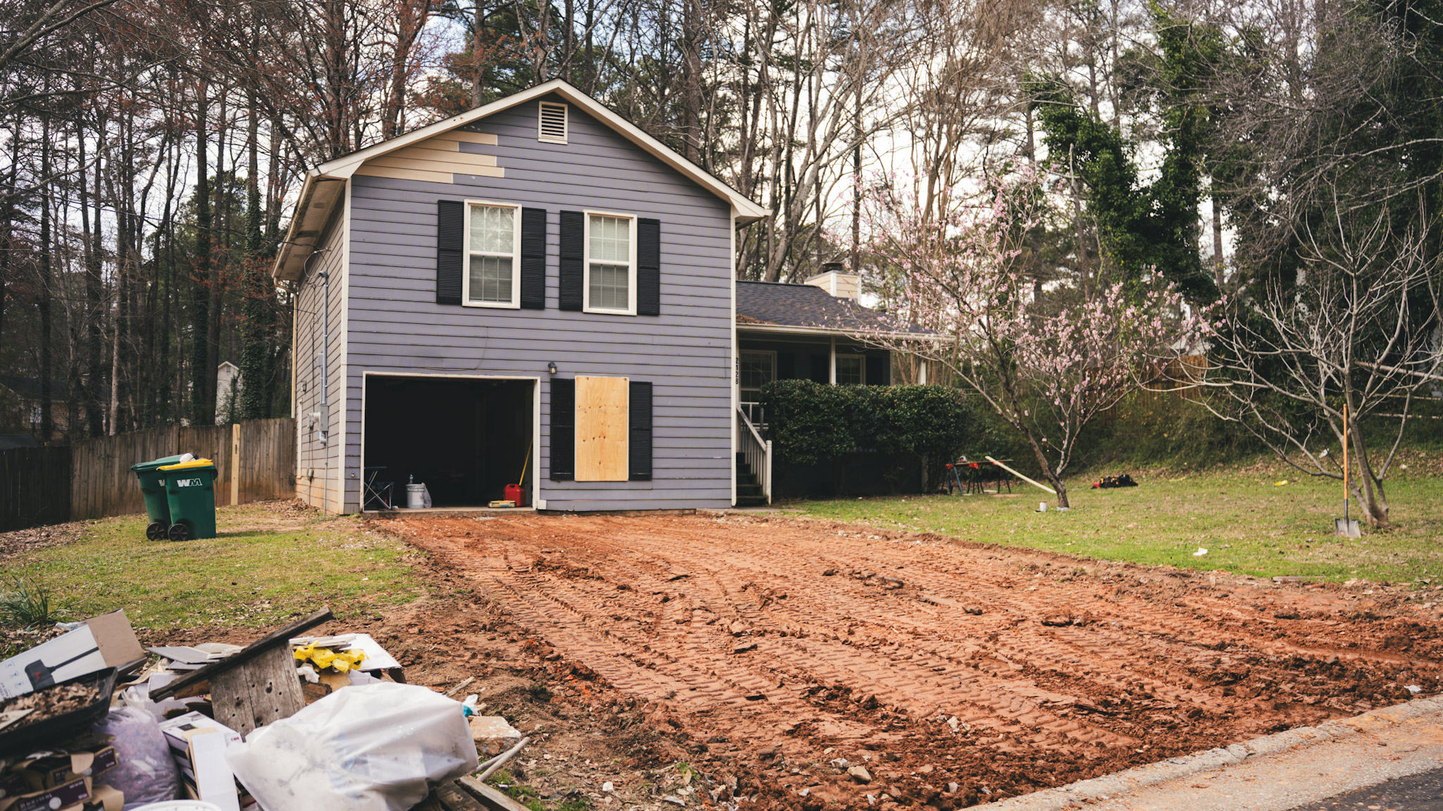 A new outdoor surface taking shape — view 1